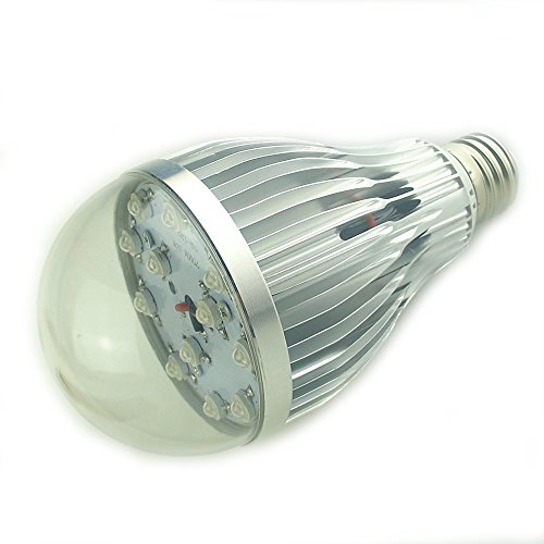 QUANS E26 12W UV Ultra Violet LED Bulb for Curing Glue, Blacklight, Fishing Aquarium, Resin Cure 3D Printer, Party Supplies, Glow in The Dark Special Effects, 180 Degree Clear Cover A25 - Thumbnail 2