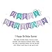 CGL Pool Mermaid Party Supplies Kit - Party Favors Girls Birthday Party Baby Shower - Banner, Pom Poms, Balloons, Cupcake Toppers and Party Hats 76 Pack