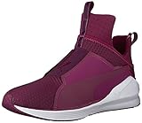 PUMA Women's Fierce Quilted Cross-Trainer Shoe, Magenta Purple/Puma White, 8 M US