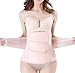 Postpartum Girdle C Section Recovery Belly Band Wrap Belt Corset Waist Trainer (Pink,X-Large)