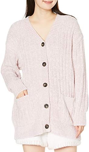 Gelato Pique PWNT211068 Women’s Melange Rib Long Cardigan