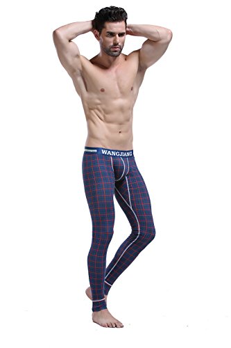 ARCITON Men's Low Rise Leggings Long Johns Thermal Pant Pack Of 5 US M/With Tag L(Waist: 33"- 35") 5 Colors/Pack - Thumbnail 2