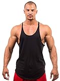 Iwearit Stringer Tank-Top (Blk-XL) MADE in USA