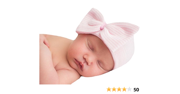 newborn baby hats for hospital pink
