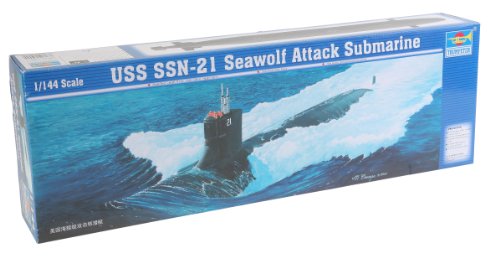 Trumpeter 1/144 USN Seawold SSN21 Attack Submarine Model Kit - Thumbnail 7