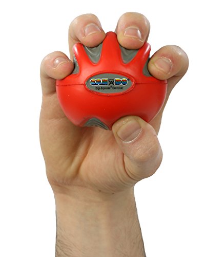 CanDo Digi-Squeeze, Light Red, Small