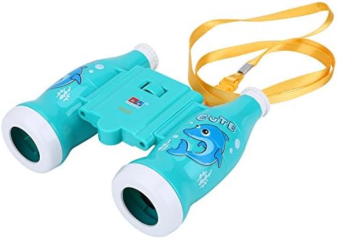 Amazon Co Jp 子供用双眼鏡 望遠鏡 キッズ双眼鏡おもちゃ 6倍 小型軽量 折りたたみ式 調整可能な焦点距離 スポーツ アウトドアア 動物や自然観察用 贈り物 知育学習玩具 ブルー おもちゃ