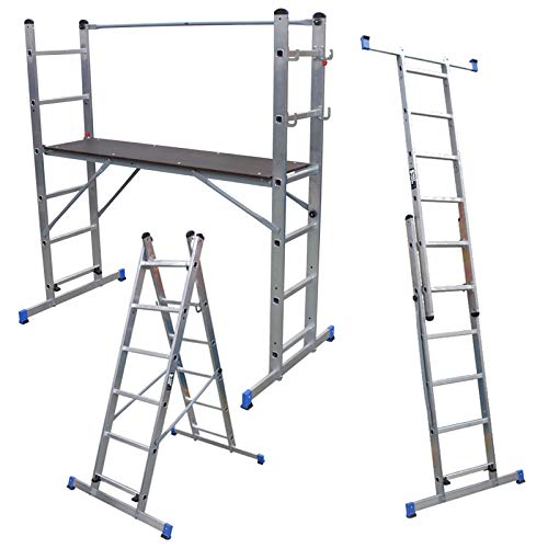 Multi Purpose Platform and Scaffold Combination Step Ladder, Work Platform