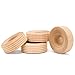 Mini Wood Wheels Treaded Style, 2 Inch Diameter, Pack of 24, for Crafts and DIY Car Models, by Woodpeckers