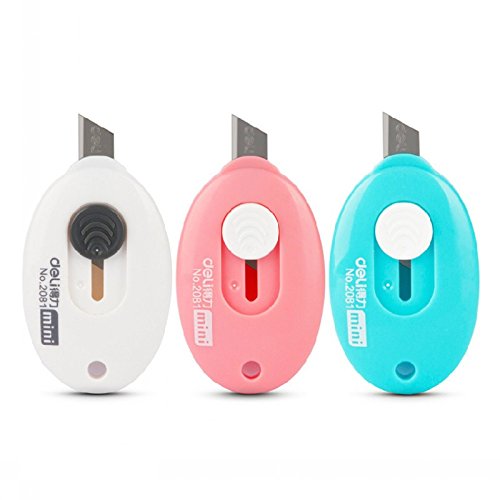 Katoot@ 6 pcs/lot cute mini utility knife pleastic cand…