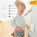 probebi Door Knob Safety Covers 6 Pack, 10PCS Outlet Covers - Toddlers Baby Kids Safety Handle Locks Proof from Opening Doors Color White