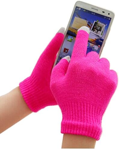 ONX3 XOLO Cube 5.0 (Hot Pink) Universal Unisex One Size Winter Touchscreen Gloves For All Smartphones / Tablets