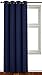 Blackout Room Darkening Curtains Window Panel Drapes - (Navy Color) 1 Panel, 52 inch wide by 84 inch long each panel, 8 Grommets / Rings per panel, 1 Tie Back included - by Utopia Bedding