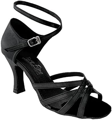 Ladies Latin/Rhythm- Classic Series Ballroom Shoes,1606BB25060,Beige Brown Leather,6.0