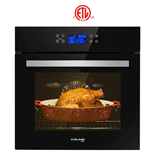 Single Wall Oven, GASLAND Chef ES611TB 24" Builtin Electric Ovens