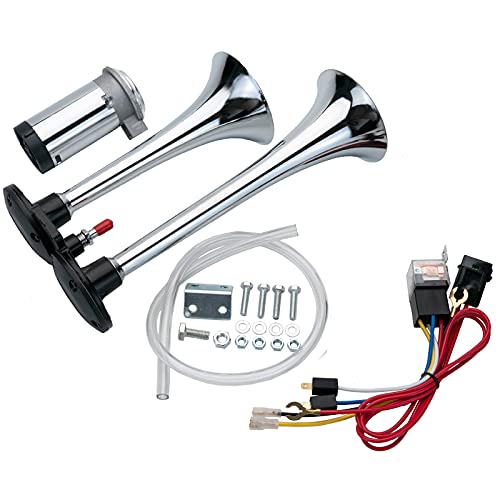 AOLIHAN Train Horns Kit for Trucks, Super Loud 12V 150db Car Air Horn