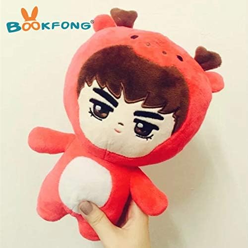 Oscars New Kpop Star EXO Red Dragon Kris EXO-M Plush Toy Stuffed Doll Fans Gift Toy Handmade Toy 21CM 1 PCs