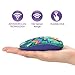 Jelly Comb 2.4G Slim Wireless Mouse with Nano Receiver (Peacock)