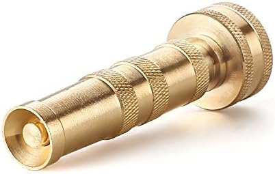 GLORDEN High Pressure Twist Nozzle Sprayer Adjustable Brass Hose Jet Sprayer ( GD160302)