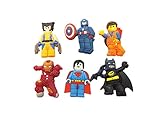 AVIRGO Superheroes Shoe Decoration Charms 6 pcs Set # 89-1