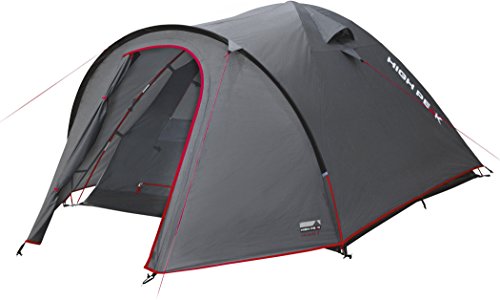 High Peak Kuppelzelt Nevada 4, Campingzelt mit Vorbau, Iglu-Zelt für 4 Personen, doppelwandig, 3.000 mm wasserdicht, Ventilationssystem, Wetterschutz-