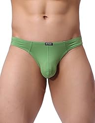 IKINGSKY Men's Silky Thong Sexy T-Back Mens