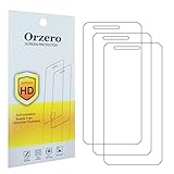 [3 Pack] Orzero LG Aristo / M210 / MS210 / V3 / LV3 ( 5 Inch ) Screen Protector, High Definition 0.2mm PET Screen Protector Anti-Bubble Anti-Scratch Lifetime Replacement Warranty