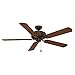 Casablanca 55001 Ainsworth 60-Inch 5-Blade Ceiling Fan, Brushed Cocoa with Dark Walnut/Distressed Walnut Blades