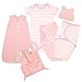 Woodland Pixie Coral and Grey Baby Crib Bedding - 11 Piece Sleep Essentials Set