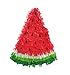 Watermelon Slice Pinata for Summer Beach Party - 16 in x 14 in x 6 in Game, Decoration, Table Centerpiece, Photo Prop and Room Decor with Hanger and Fill Door for Hawaiian Luaus and Kids Birthdays