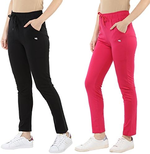 Modeve Women's Slim Fit Track pants(Pack of 2)