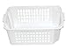 School Smart Storage Baskets - Medium - 14 3/4 x 10 1/4 x 5 1/2 inches - White