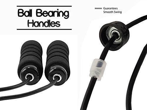 Limm Jump Rope Experience Levels, Cardio, Cross Fitness & More - Easily Adjustable - Best Exercise for Weight-Loss & Health - Start Enjoying The Comfort Today!