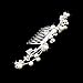 ACCESSORIESFOREVER Women Bridal Wedding Jewelry Crystal Rhinestone Pearl Floral Vine Hair Comb Pin Tiara