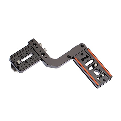 BP1 Paparazzi Mini Flash Bracket for all DSLRs and Mirrorless cameras Arca-Swiss type Plate Mount Modular design can be modified for left or right side of the camera (Canon, Nikon, Sony, Pentax etc.)