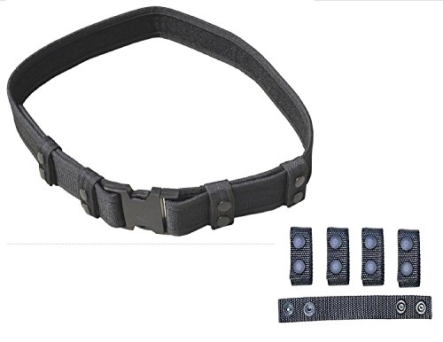 Explorer Tactical Deluxe Black Nylon Tactical Police SWAT EMT Security Adjustable Belt