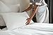 Continental Bedding Premium Firm Goose Down Pillow - 2 Pack, Ultra-Luxurious Comfort in Standard, Queen, and King Sizes, 25 oz Fill, RDS Certified, Soft Cotton Shell, Made in USA