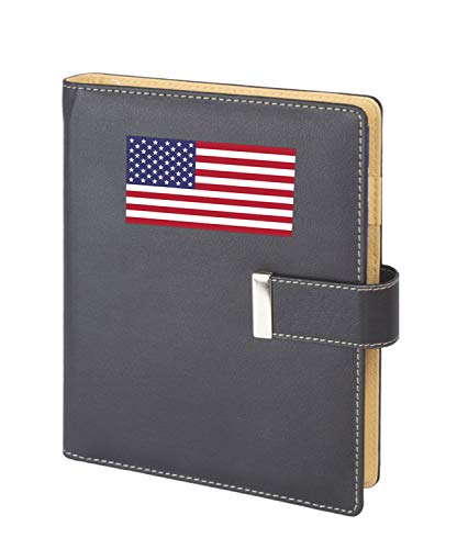 5 Pack USA American Flag Vinyl Decal Army Navy Tactical Military Country Weather-Resistant Bumper Stickers for Laptop, PC, Phone, Tablet (2"x4")