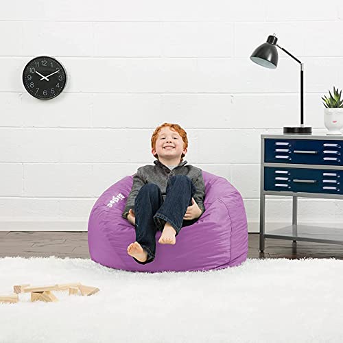 Big Joe Classic Bean Bag Chair, Radiant Orchid Smartmax, 2ft Round Pricepulse