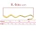 Rockin Beads Brand, 20 Beading Wavy Bookmarks Brass Tone 3 2/8