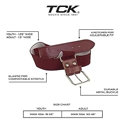 TCK Baseball/Softball Adult Belt & Socks Combo Set