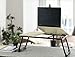 GreenForest Laptop Desk Stand Foldable Portable Large Size Tilting Home and Office Supplies MDF Lap Desk Bed Tray Beige