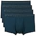 DAVID ARCHY Men's Soft Underwear Micro Modal Dual Pouch Trunks Ball Pouch Bulge Enhancing Boxer Briefs for Men 3 or 4 Pack