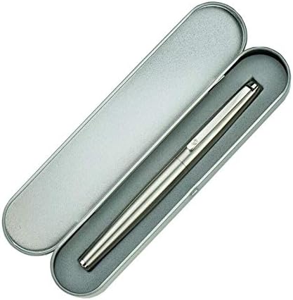 HongDian Stainless Steel Fountain Pen Iridium Fine Point with Converter and Metal Pen Box, Fine Nib - Image 5