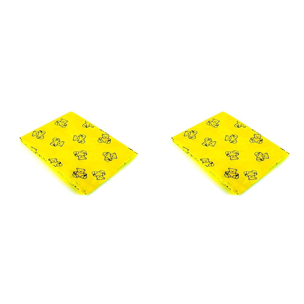 Craftplay Splashmat/Table covering - 1.5m x 1.5m - Yellow - Great for messy activities - Strong waterproof plastic - Easy to clean! (Pack of 2)