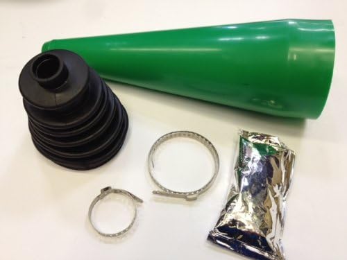 QUALITY STRETCH CV GAITER REPAIR BOOT EASY FIT WITH CLIPS + instructions Grease