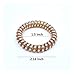 10 Pcs Colorful Spiral Hair Coils, No Crease Traceless Elastic Phone Cord Hair Ties for Women and Girls, Waterproof and Multicolor (Color B)