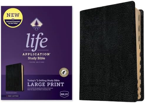 NKJV Life Application Study Bible, Third Edition, Large Print
