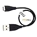 iMarku USB Cable for Fitbit Charge HR Band Wireless, Black, 2pcs