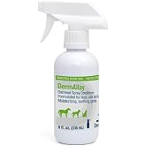 DermAllay Oatmeal Spray Conditioner for Dogs, Cats and Horses, 8oz,Cream | Moisturizing, Soothing, Gentle; Packaging May Vary